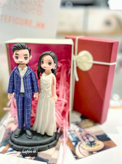 人像公仔 擺設 結婚公仔訂造 結婚禮物 好友結婚禮物