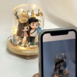 人像保鮮花藍牙播放器