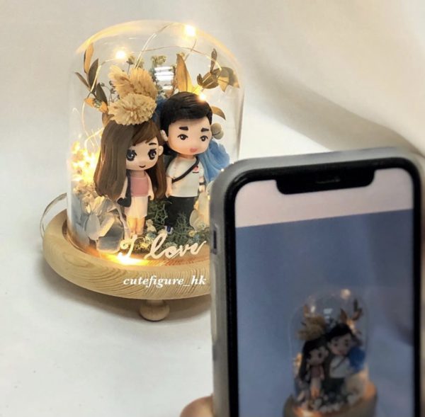 CUTEFIGUREHK 人像保鮮花罩 CUTEFIGUREHK 人像保鮮花罩 客製化訂造