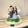 永生公仔花 結婚週年禮物人像公仔CUTEFIGUREHK