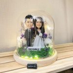 永生公仔花 結婚週年禮物人像公仔CUTEFIGUREHK