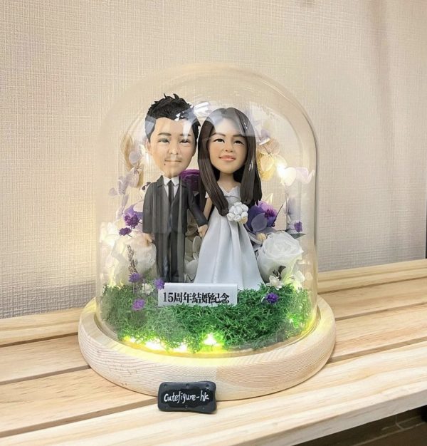 永生公仔花 結婚週年禮物人像公仔CUTEFIGUREHK 永生公仔花 結婚週年禮物人像公仔CUTEFIGUREHK