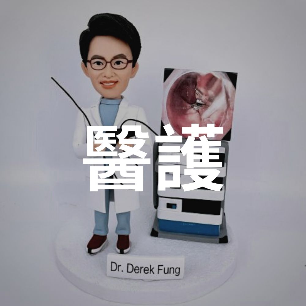 3D人像 q版人像公仔旺角 個人化禮物 figure公仔香港 訂制公仔 人像公仔朗豪坊 醫護公仔