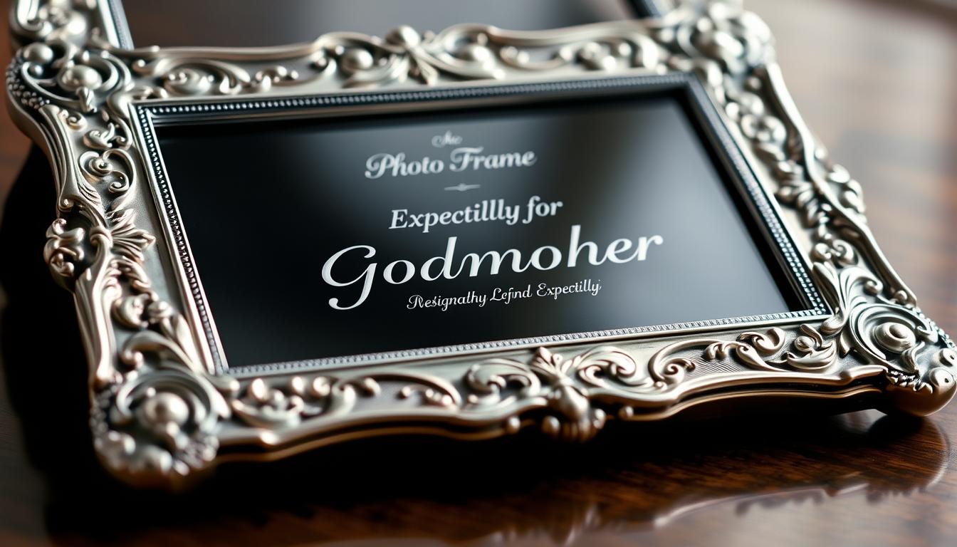 personalized godparent photo frames