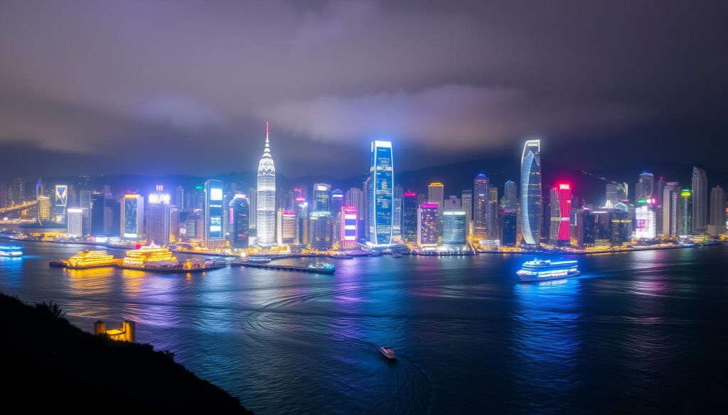 香港維多利亞港幻彩詠香江 香港維多利亞港幻彩詠香江