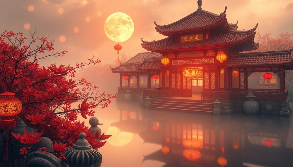 浪漫中秋祝福語