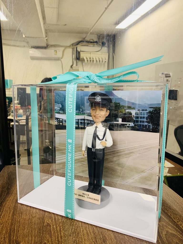 【警校訓練場景背景｜督察職級】警察人像公仔升遷祝賀 送禮