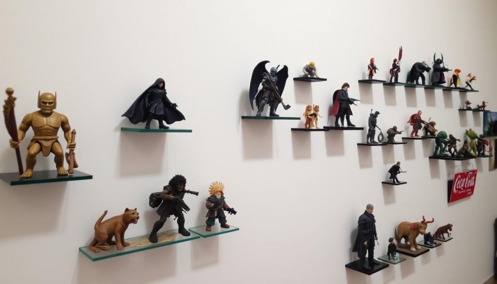 壁掛式公仔展示架 壁掛式公仔展示架