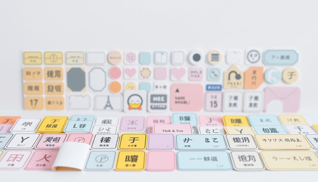 標籤機貼紙设计