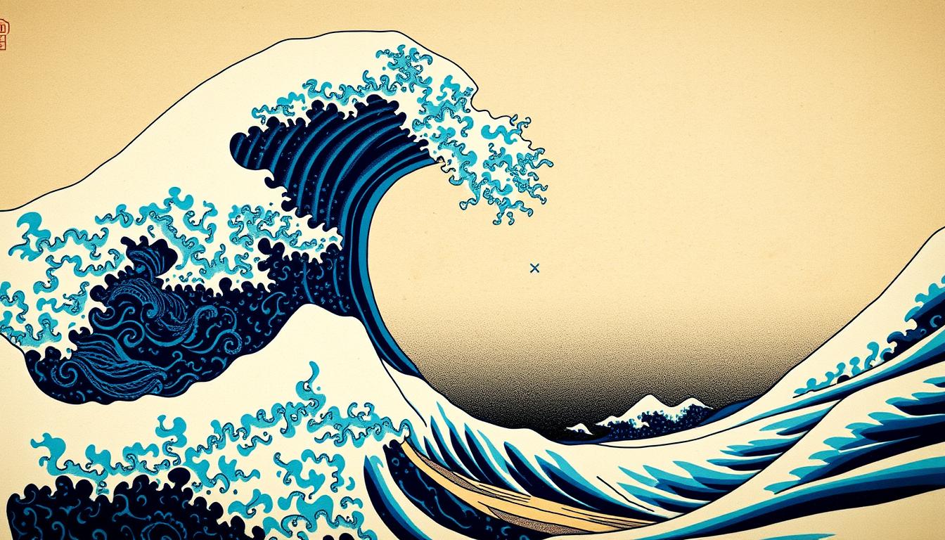 葛飾北齋 神奈川沖浪裏