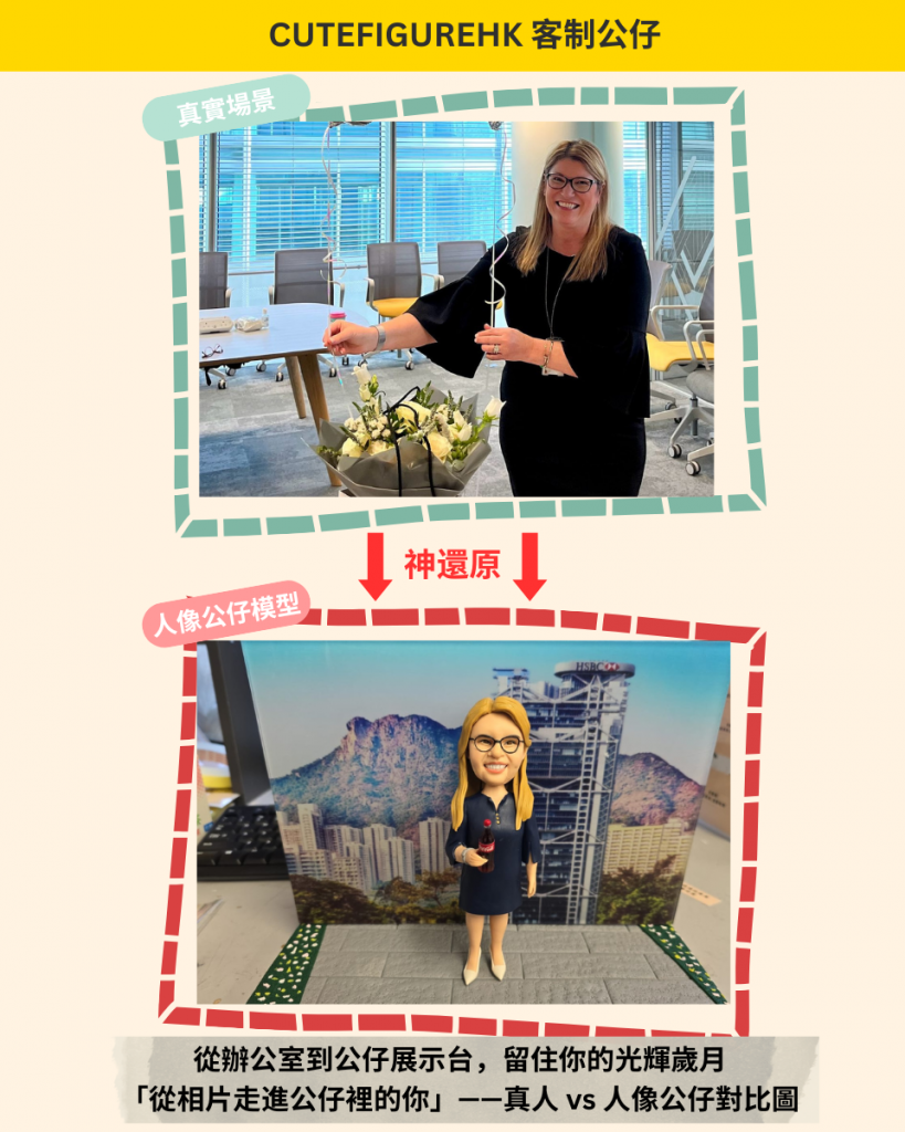 銀行 bank 人像公仔 cute figure office figure 辦公室公仔 回圖 compare