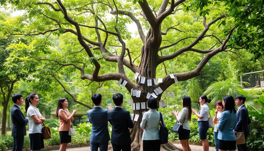 大埔林村許願樹 大埔林村許願樹
