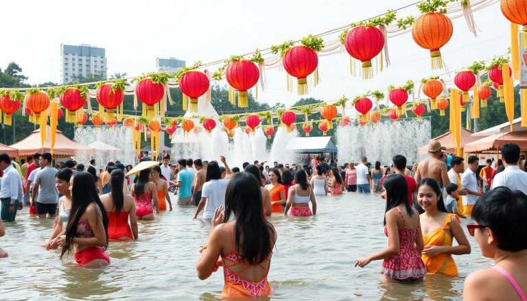 曼谷ICONSIAM潑水節活動