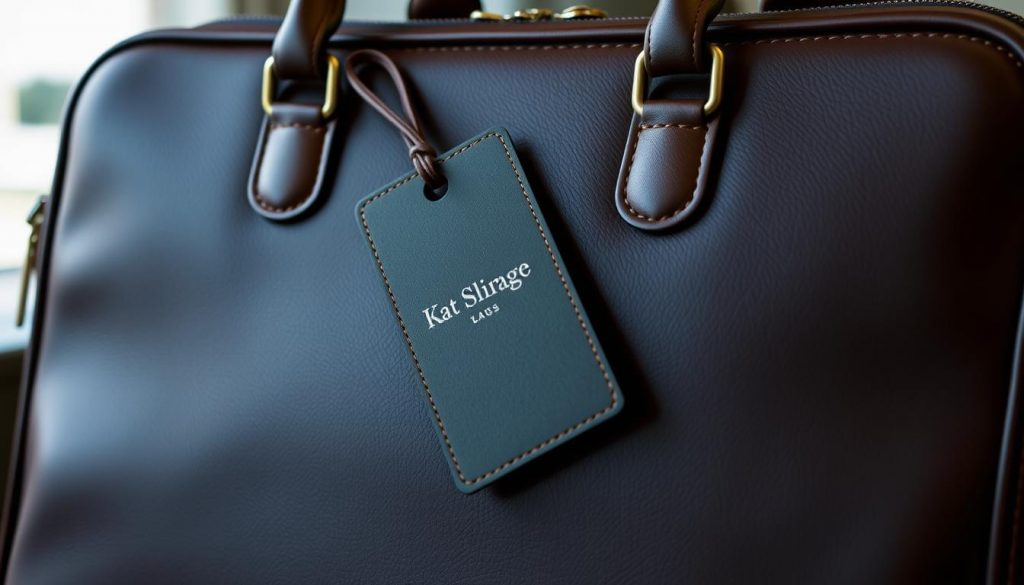 皮革公事包吊牌