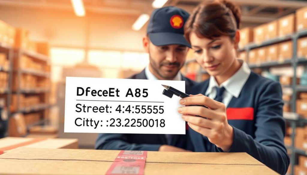 適當填寫地址格式