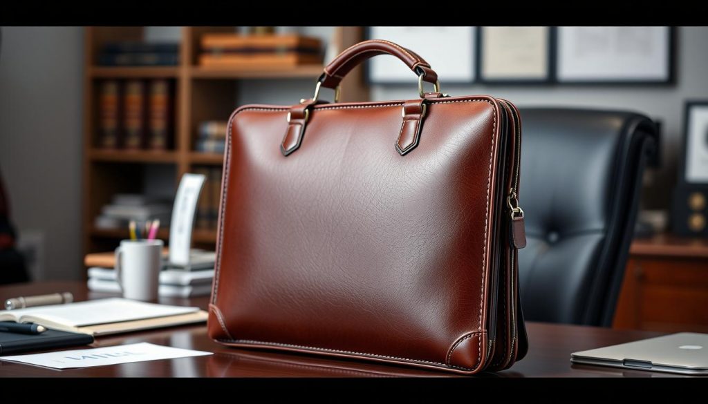estp 適合的高級皮革公事包