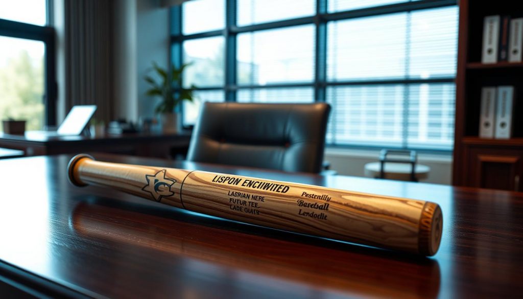 Custom engraved mini baseball bat 18 inch