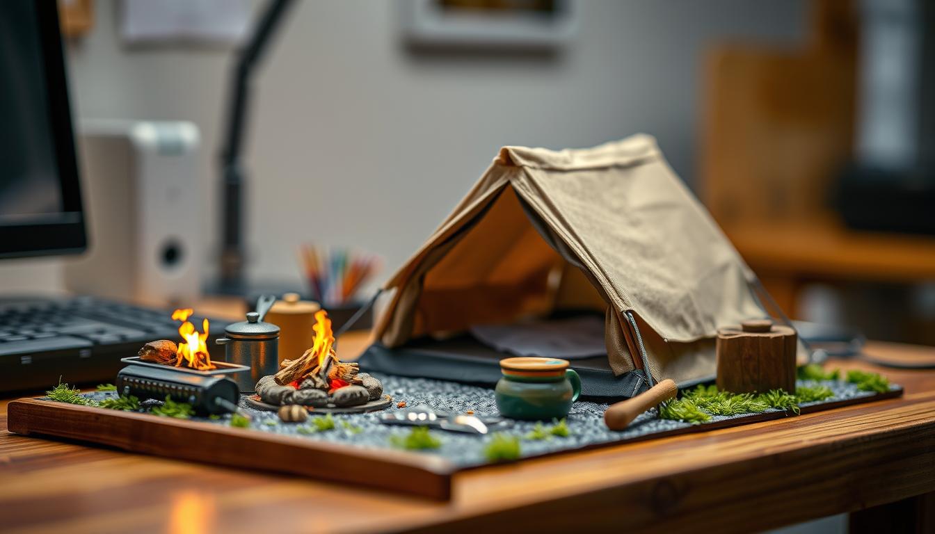 微縮露營裝備模型套裝