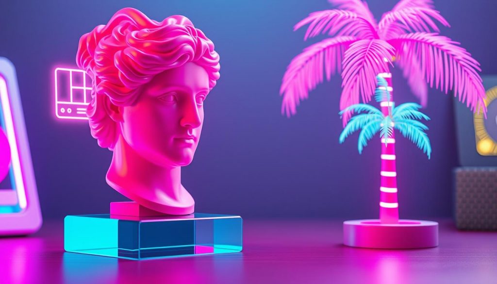 蒸汽波美學擺件公仔 蒸汽波美學擺件公仔