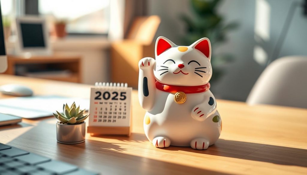 辦公桌療癒擺飾 招財貓 辦公桌療癒擺飾 招財貓