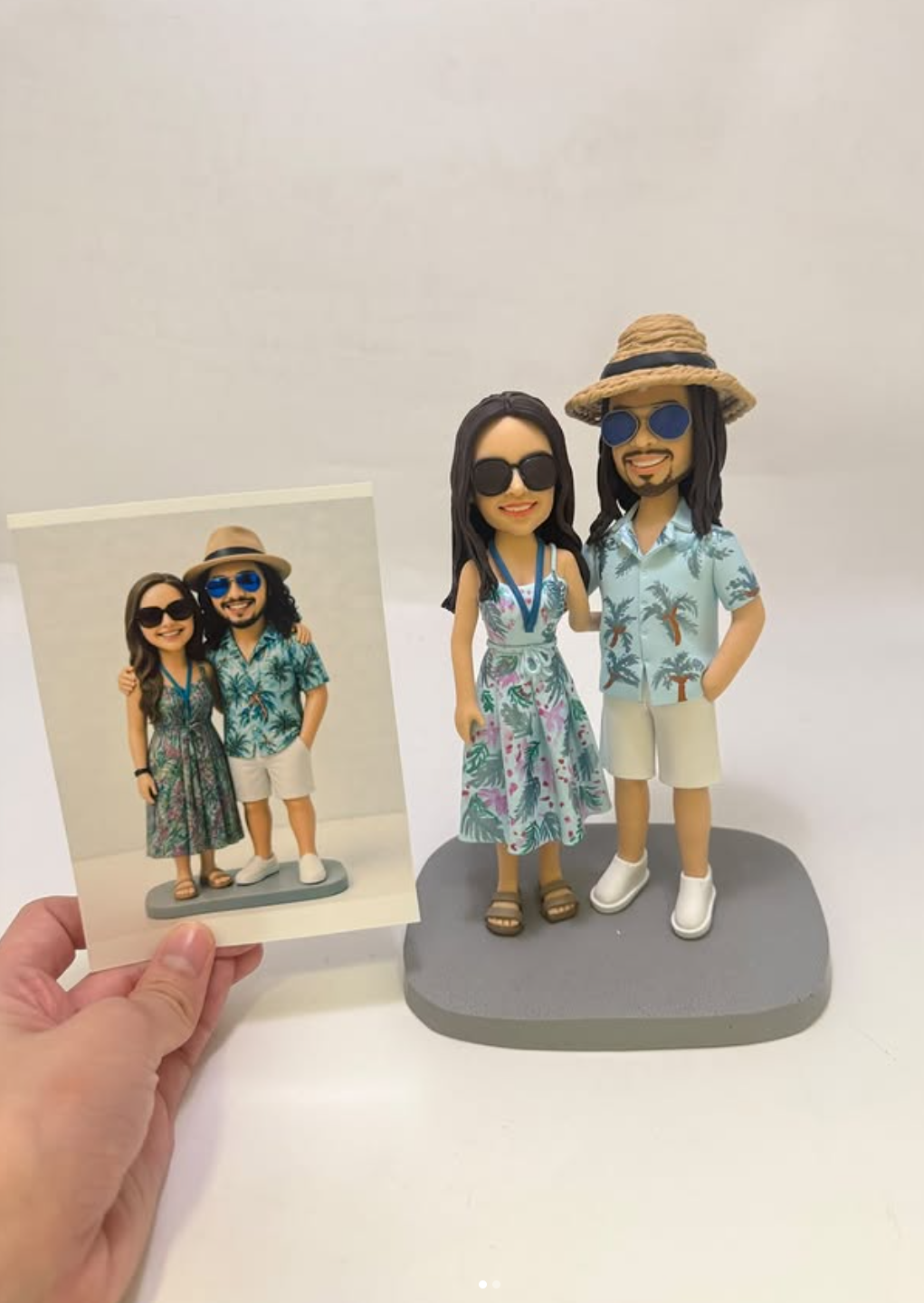 cutefigure夫妻禮物 墨鏡 人像公仔 夫妻禮物