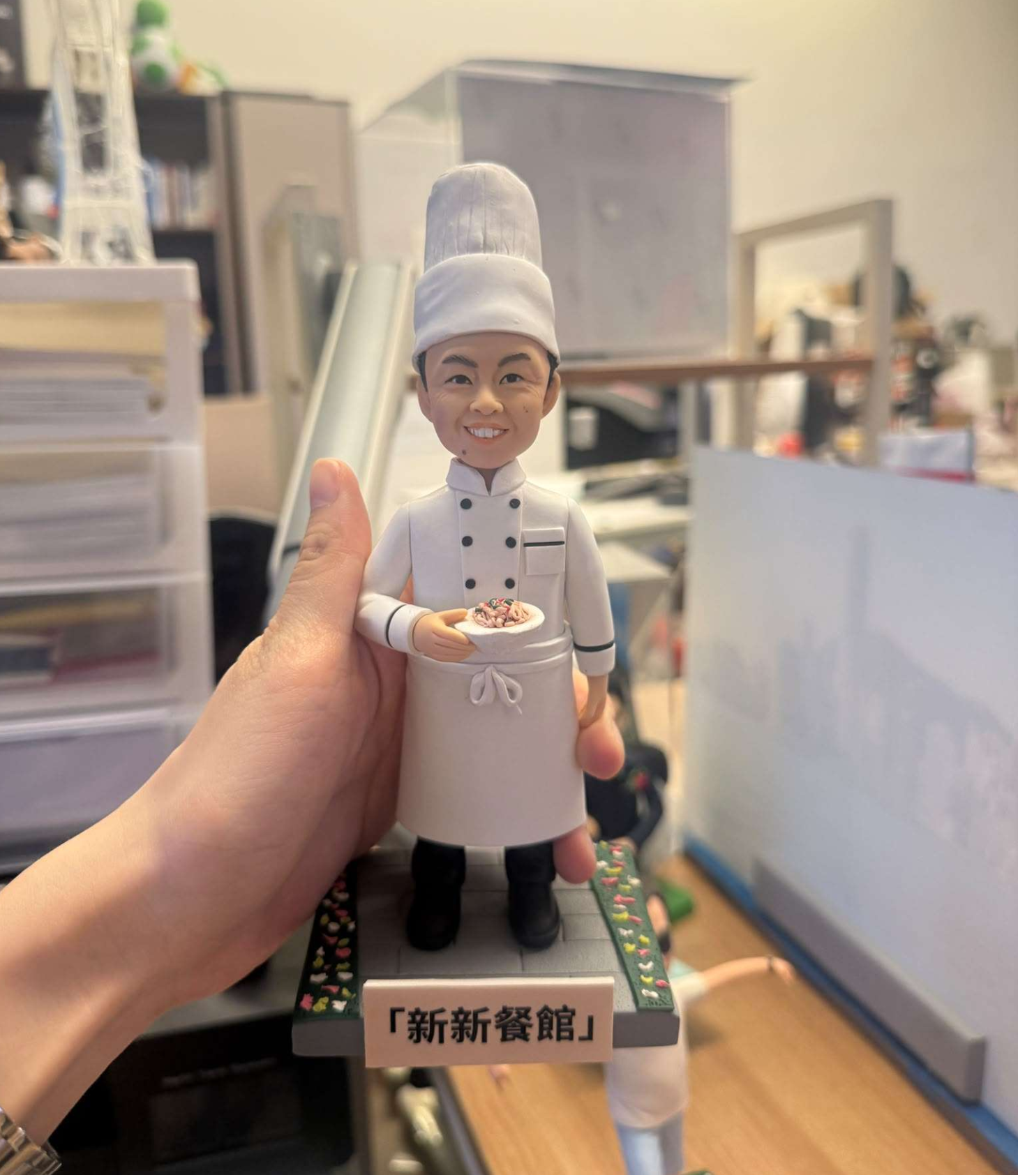 cutefigure 厨師 厨師禮物 厨師禮物推薦 真實人像公仔