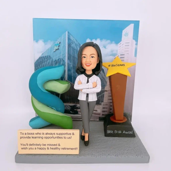 渣打銀行 榮休禮物 Best Boss Award 最好的老闆。一眾同事們為了感謝老闆一直的支持及照顧,把這份心思禮物送給她,祝她榮休快樂 退休禮物 榮休禮物 上司退休禮物 女士退休禮物 男士退休禮物 退休禮物女 退休禮物男 退休禮物推介 退休禮物送什麼 榮休禮物香港 同事退休禮物 送主管退休禮物 送上司禮物 離職禮物 farewell禮物