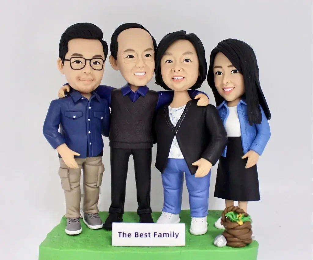 全家福公仔 全家福擺設 家庭公仔 大壽禮物 移民禮物 母親節禮物