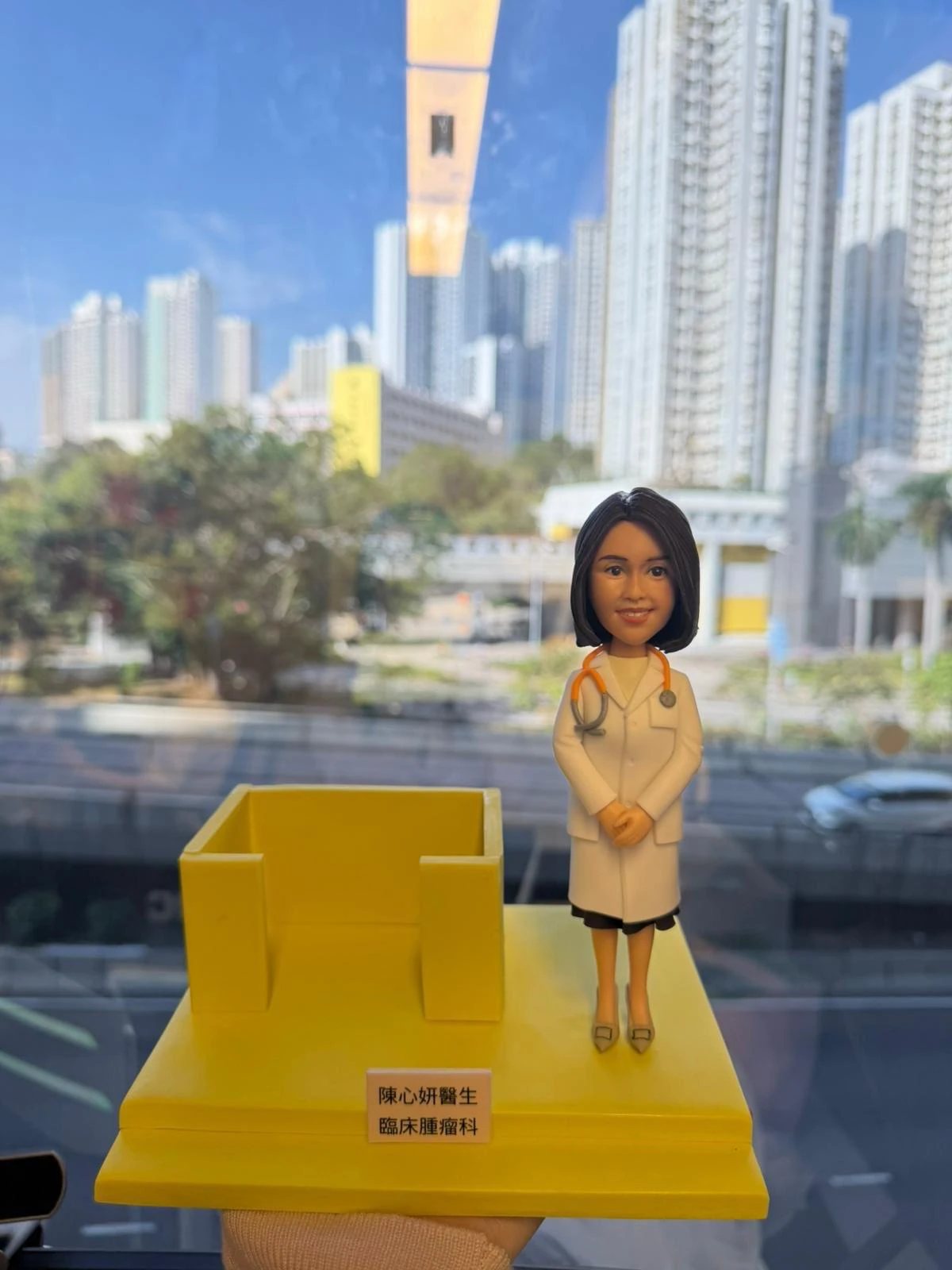 女醫生人像公仔 — 白袍 + 聽診器