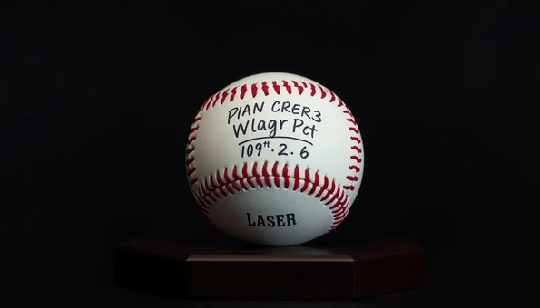 Custom engraved baseball personalized name number position
