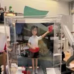 七十一歲生日紅扇舞客製人像公仔