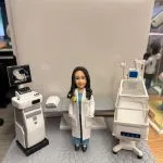 醫生人像公仔加内窺鏡道具