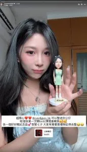 香港保險顧問展示Cute Figure訂製人像公仔，作為紀念禮物與客戶分享 KOL 對比圖 回圖 相似度高